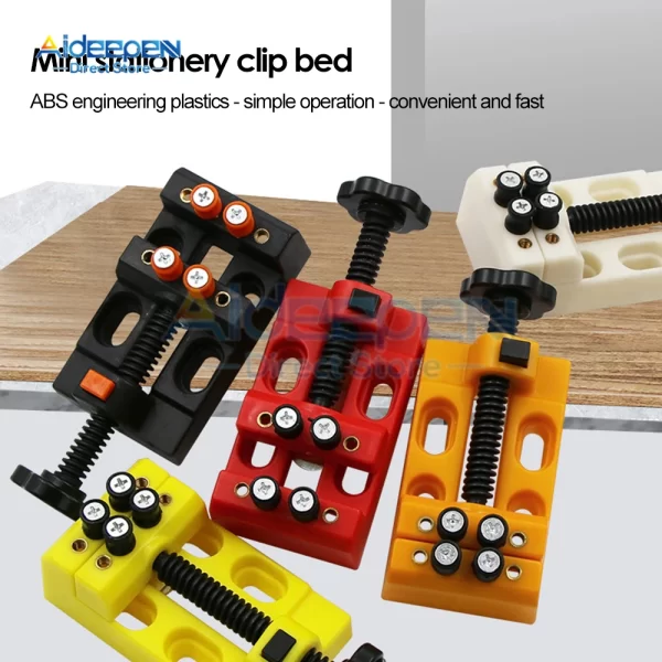 Mini Grampo no Torno do Banco da Mesa, Ferramentas de Reparação de Jóias DIY, Hobby Model Making, Mini Tool Vice Work, 1-55mm, 1Pc