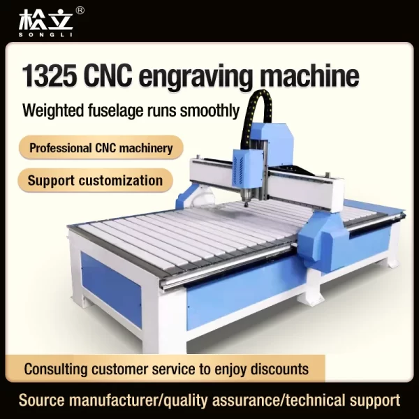 Router CNC para móveis de madeira, 1325, 3 eixos, 4 eixos, 1300*2500mm