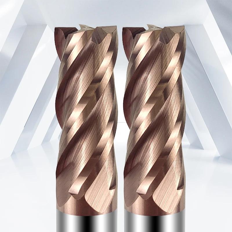 JIMMY-Cortador De Fresagem De Carboneto De Aço De Tungstênio, Moinho De Fim Endurecido, 4 Flauta, Liga Revestida De Silício, Máquinas-ferramentas CNC, HRC55 - Image 4