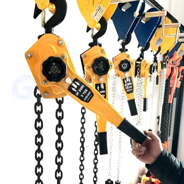 Mão Chave Manganês Gancho De Aço, Guindaste De Grua, Tensor De Fio, Ferramenta De Elevação De Tração Manual, Mão Gancho De Corrente, 0.75T, 1T, 1.5T, 2T