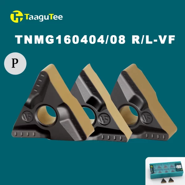 Tnmg160404 tnmg160408 r/L-VF tt4225 inserções de carboneto de torneamento externo ferramentas de torneamento metal máquina lâmina
