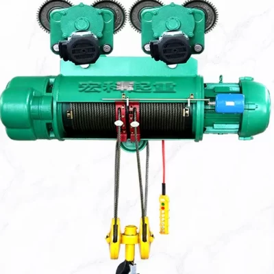Grua de corda de fio de aço elétrico trifásico, 380 guindaste de elevação, sem fio móvel, conjunto completo, CD1, 5 t, 2 t, 3 t, 10t, 16 toneladas