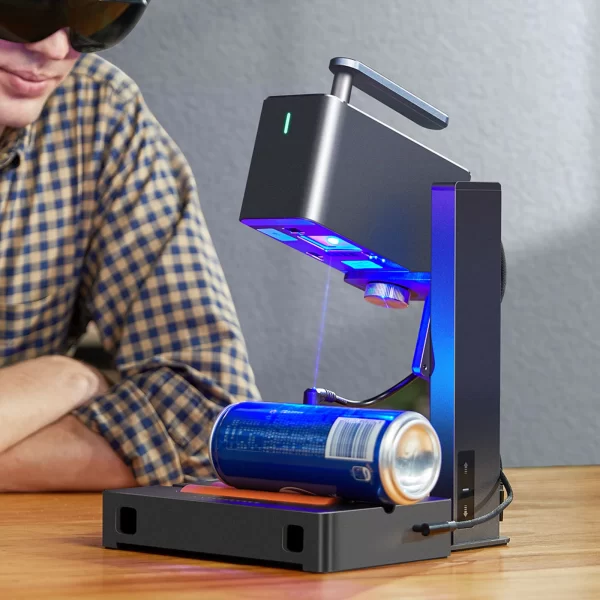 Laserpecker 2 Laser Engraving Roller Tool, Acessórios portáteis, 360 cilíndrico, rotativo, DIY Tools