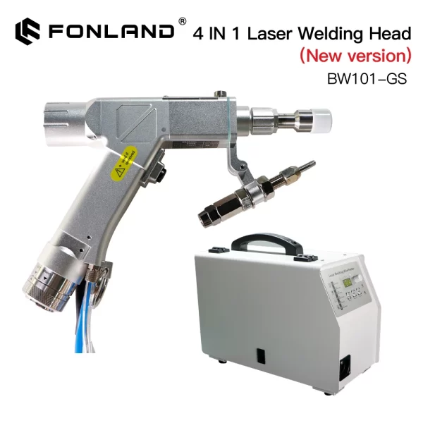 Fonland Laser Soldagem Cabeça com Alimentador de Arame, Laser Soldagem Sistema Set para Fibra Soldagem Máquina de Corte, 1064nm, RayTools, BW101-GS