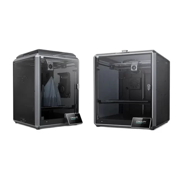 Creality-K1 MAX Impressora 3D, Nivelamento Automático, Placa de Construção Flexível, Dual-Gear, Extrusora Direta, Velocidade de Impressão, 600mm, s