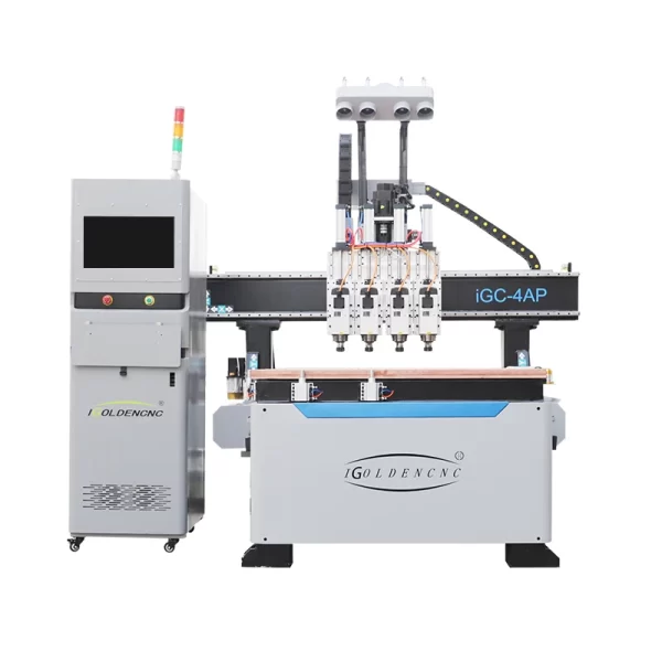 Máquina Automática De Fabricação De Móveis De Madeira, Router CNC Quatro Processos, 1325