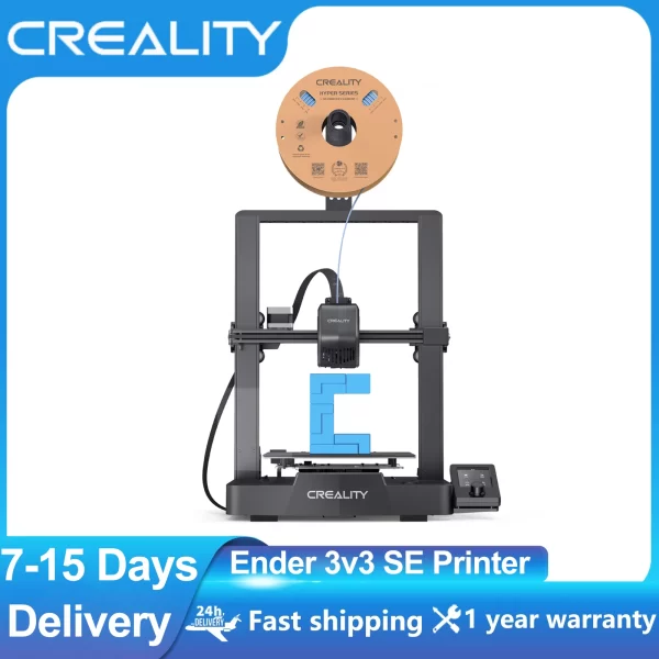Creality-Impressora 3D de Nivelamento Automático, Velocidade de Impressão Mais Rápida, Eixo Z Duplo, Aço Mola, Extrusão Direta, CNC, Ender-3, V3 SE, 250mm per S