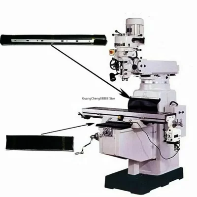 Cnc fresadora parte acordeão tipo & forma retrátil capa (parte dianteira e traseira) para bridgeport