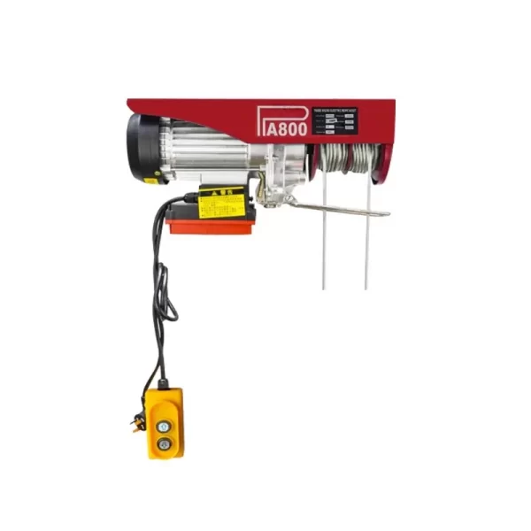 Grua elétrica do cilindro dobro do controle remoto micro, plataforma de levantamento automática, motor pequeno, 220V