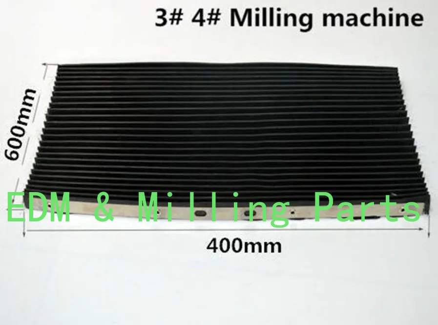 CNC Milling Machine Parte, tipo acordeão, tampa de maneira retrátil, frente e verso, Bridgeport Mill Parte, 1Set, 2Pcs - Image 2