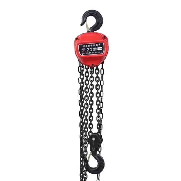 Grua Chain manual do tipo HSZ-c, guindaste do bloco, 1 2 3 5 Toneladas, 3m 6m