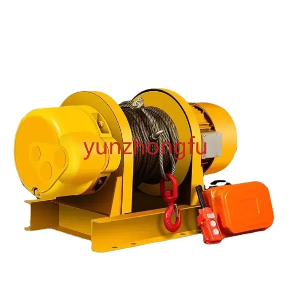 Guindaste elétrico da grua da tração, 2, 3, 5 toneladas, 380V, para o guindaste marinho pesado, construção