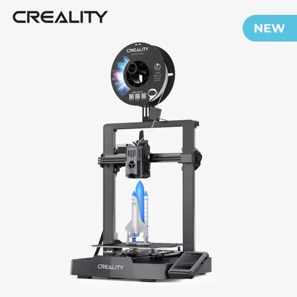 Creality-Ender-3 V3 KE Impressora 3D, 500 mm/s, velocidade de impressão rápida, OS X-AxisLinear Rail, ventiladores duplos, Smart Ul, 60W, novo