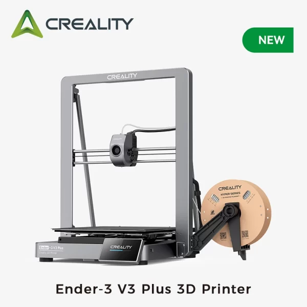 Creality-Ender-3 Plus Impressora 3D, CoreXZ, Volume Maior Tamanho de Impressão, 300x300x300mm, Ender-3