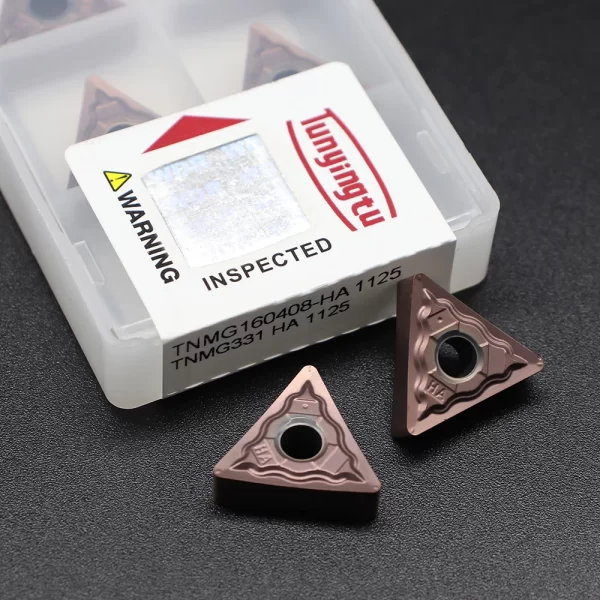 Ferramentas De Torneamento De Metal Externas, Inserções De Carboneto, Peças De Máquinas-Ferramenta, Torno Ferramenta, TNMG160404 HA 1125, TNMG160408