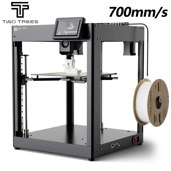 TWOTREES-SK1 Impressora 3D CoreXY, 700 mm/s, Impressão de Alta Velocidade, Nivelamento Automático, Firmware Klipper, Tela Touch Color de 4,3 ", 256x256mm