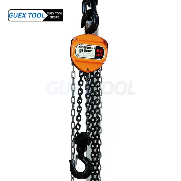 Grua Chain invertida manual, Levantamento pequeno do guindaste, Levantamento portátil do bloco da alavanca, 6Ton, 6Ton