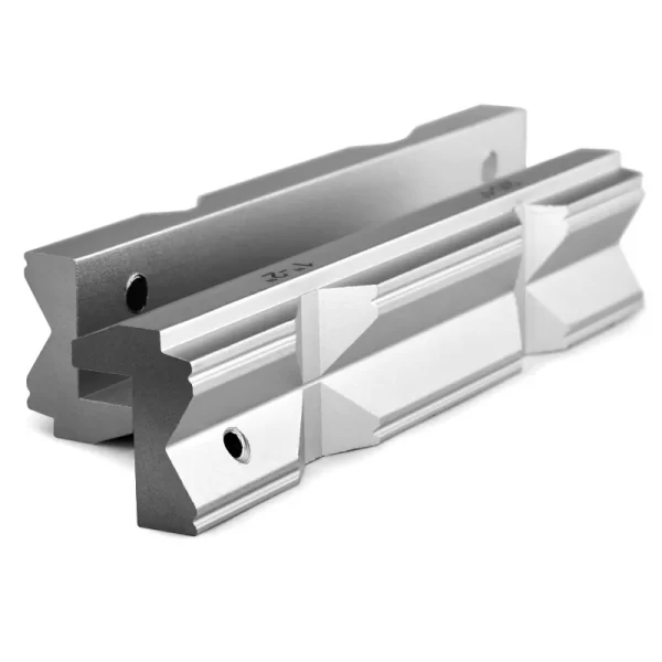 CNC Milling Steel Vise Kit, V-Type Mandíbula, fixação de mandíbula dura, liga de alumínio, 4 em ou 6 em, novo