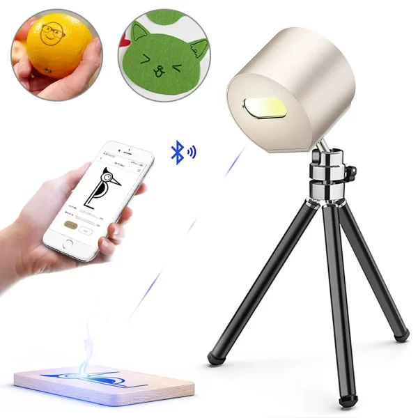 Laserpecker Impressora 3D Gravador A Laser, Mini Máquina De Gravura A Laser Portátil, Pro Desktop Etcher, Cortador, Roteador De Madeira