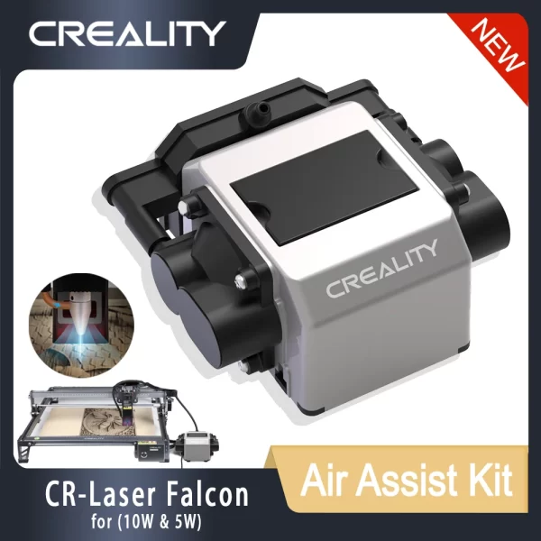 Creality-CR-Laser Falcon Air Assist Kit, Pacote de Acessórios Upgrade, fluxo de ar forte, sopra, fuligem quente, trabalho puro, baixo ruído, 10W