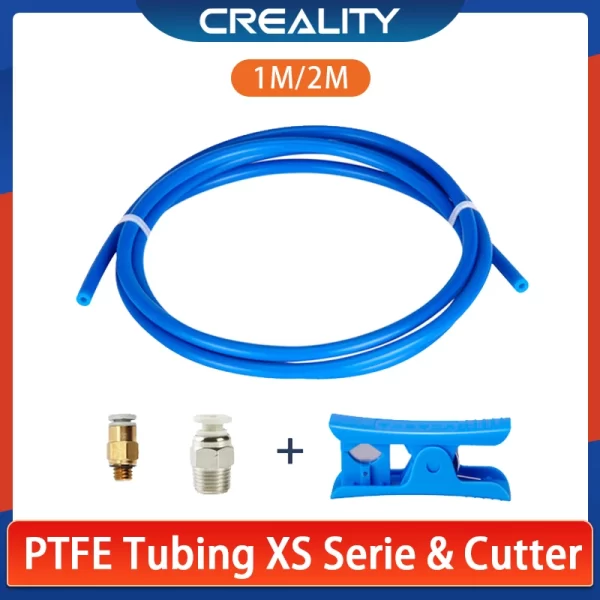 Creality ender 3 cr10 impressora 3d peças, tubo ptfe Bowden, guia remoto, 2x4mm