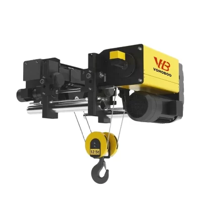 VOHOBOO-Polia de corda tipo padrão europeu, viga simples e dupla, talha de fio, 3.2ton, 5 ton, 10ton