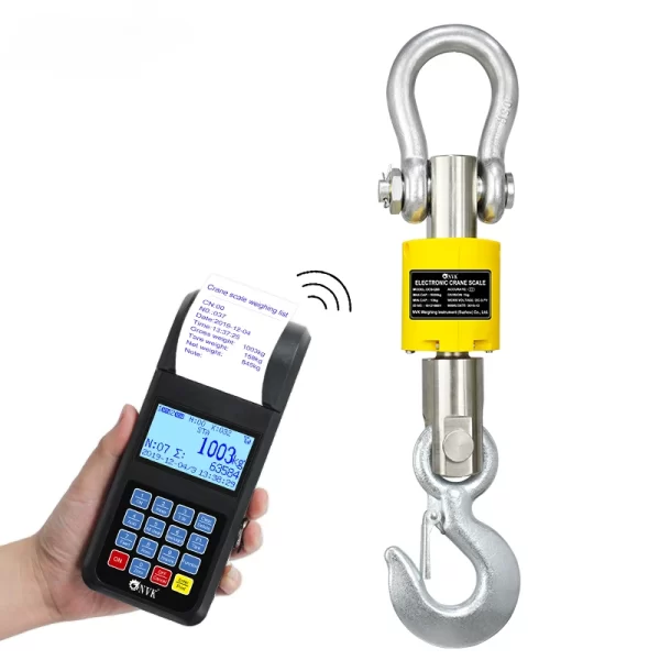 OCS5T Digital Pesando Pendurado Escala, Eletrônico, Sem Fio, 10Ton, 3Ton, Indústria Gancho, Escala de Talha, 2000kg, 1Ton, 3000kg