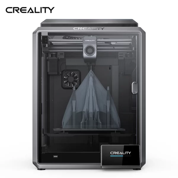 CRIALIDADE K1/K1 Max Impressora 3D Speedy 600 mm/S Velocidade de Impressão Quadro Estável Câmara Fechada Dupla Ventiladores Extrusora Drive Direto