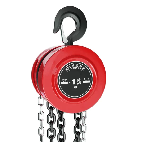 Grua Chain manual do bloco, 1 tonelada, 2 toneladas, 10 toneladas