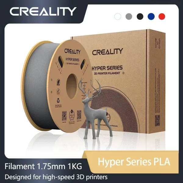 Creality-Pro Hyper PLA Filamento para Impressora 3D, Alta Velocidade, K1, K1 Max, Ender-5 S1, 1.75mm, 1kg