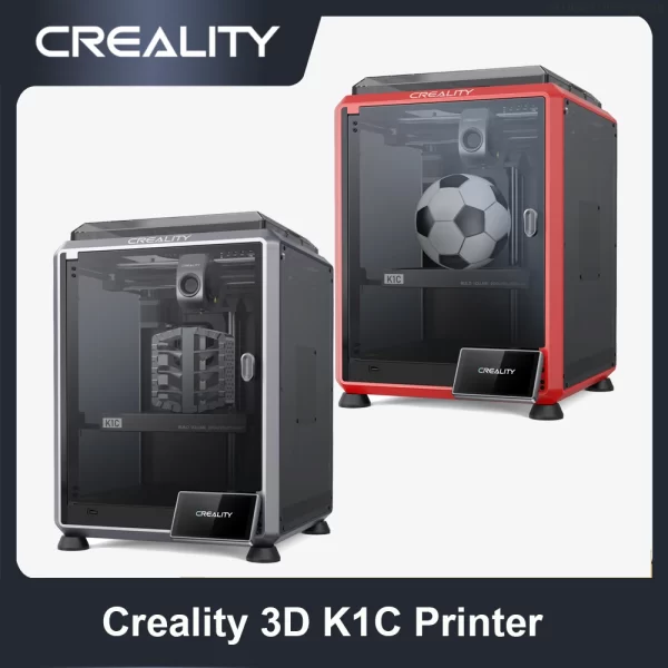 Creality-High Speed FDM Impressora 3D com Al Camera, Tamanho de Impressão 220x220x250mm, 600mm, s, All-Metal, Hot Kit, K1C