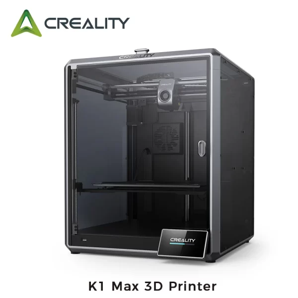 Creality-K1 Max impressora 3D com câmera AI LiDAR, mãos-livres duplas, nivelamento automático, extrusora direta de engrenagem dupla, velocidade de impressão 600 m/s