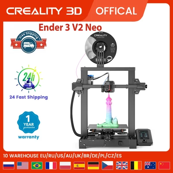 Crealidade FDM-3D Impressora, Ender 3 V2 Neo, Ender-3 S1, Ender-3 S1Pro, Ender-3 S1Plus