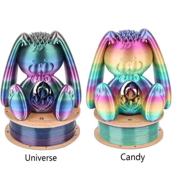 Sovol Silk Rainbow Series para Impressão 3D, Filamento PLA, 1,75mm, 1kg por Rolo