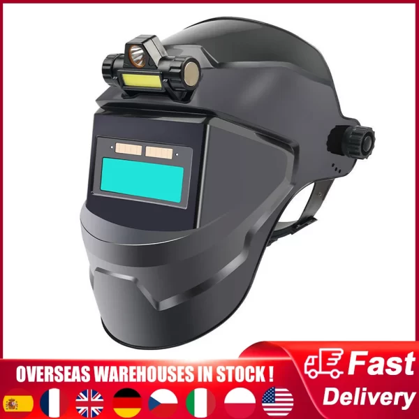 Máscaras De Soldagem PC Ajuste De Luz Variável Automático Vista Grande Auto Escurecimento Soldagem Facemask para Soldagem a Arco Moagem De Corte