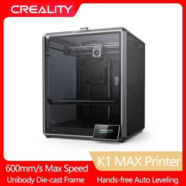 Creality-Impressora 3D de alta velocidade, nivelamento automático, ventilador de dupla engrenagem, extrusora direta, impressão AI LIDAR, 600mm, S, K1 MAX