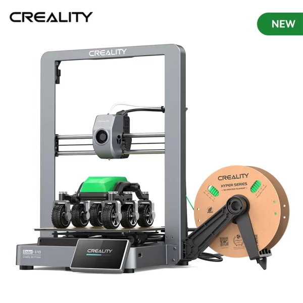 Creality-Impressora de Nivelamento Automático, Ender-3, CoreXZ, Extrusora Direta, Dupla Estável, Construção Toda em Metal, Auto-Verificação, 600mm, Velocidade S, Ender-3