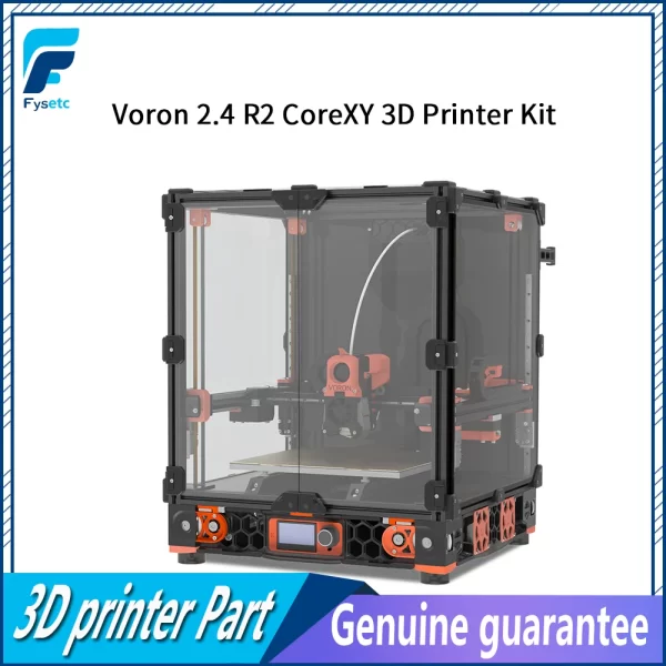 FYSETC-Voron 2.4 R2 Kit de Impressora 3D, CoreXY, 300mm, 350mm, Nivelamento Voron-Sonda com Nevermore, Filtro de Carvão Ativado V6 DUO