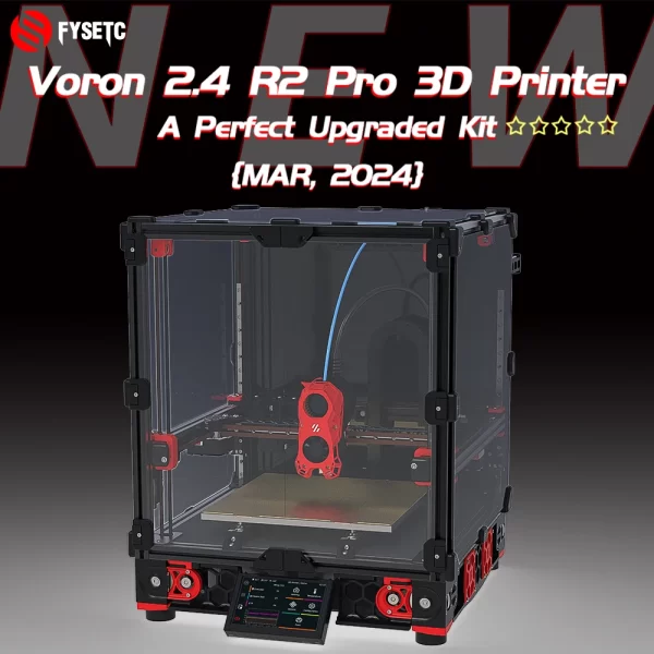 FYSETC-Kit de Impressora 3D Corexy, Voron 2.4, R2 Pro, Versão Atualizada, CNC TAP, Trilho Oco, Extrusora SB, Alta Qualidade
