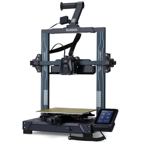 ELEGOO-NEPTUNE 4 Impressora 3D FDM, até 500 mm/s, alta velocidade, nivelamento automático da cama de 121 pontos, tamanho da impressão de 225x225x265mm