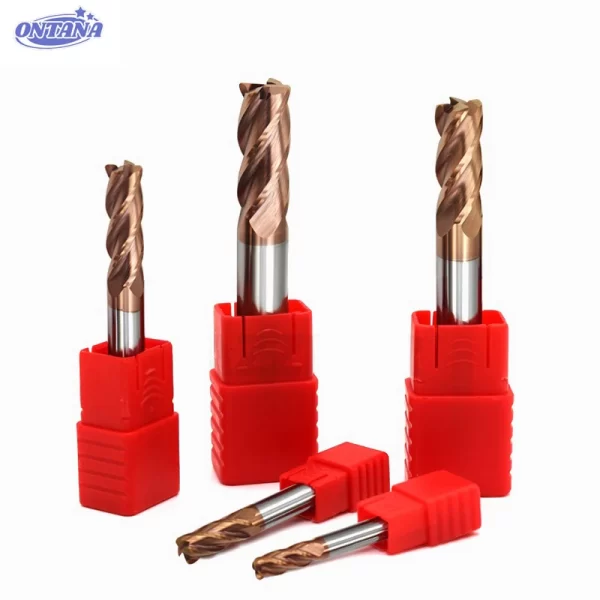 Máquina De Fresagem CNC, Revestimento De Liga, Máquina De Aço De Tungstênio, Ferramenta De Corte De Carboneto, Bits De Roteador, Fresagem De Canto, HRC55, Plana