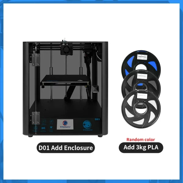 Tronxy D01A Impressora 3d Rápida Velocidade de Impressão Núcleo XY Gabinete Impressoras 3D de Alta Precisão DIY impressoras 3d com Auto-Nivelamento