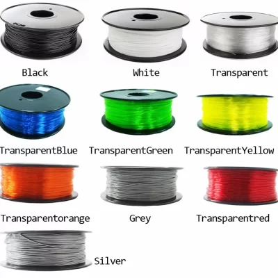 Filamento de alta resistência PETG para impressora 3D, impressão plástica, 1.75mm, 1kg/500g, boa qualidade