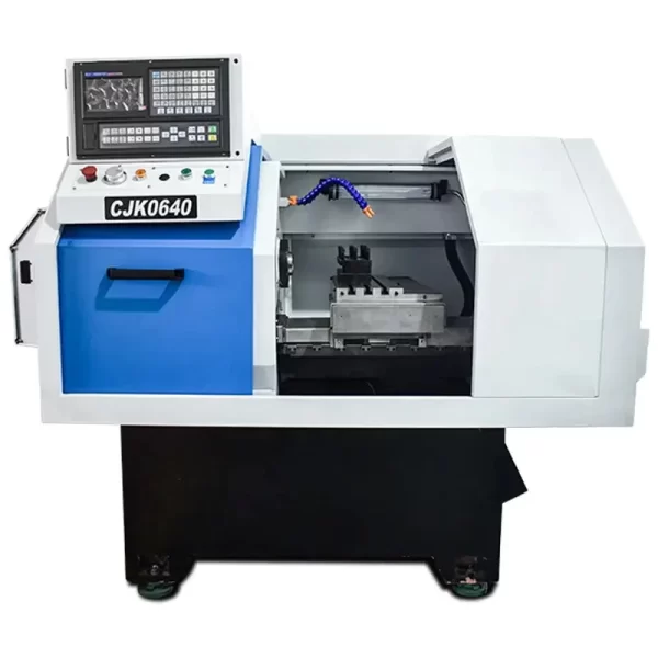 CNC Precisão Torno Máquina, Horizontal Flat Bed, Metal Turning, Ck0640