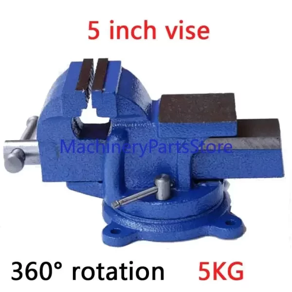 Heavy Duty Bench Vise, Banco do agregado familiar, pequeno Banco Vice Clamp, 360 Graus de Rotação, 5 ", 1Pc