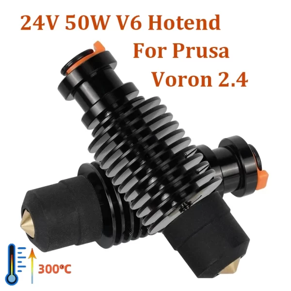 Cabeça de impressão de núcleo de aquecimento cerâmico para impressora 3D Voron 2.4, extrusora Prusa DDB, Ender 3, CR10, MK3S, E3D V6, Hotend, 24V, 50W