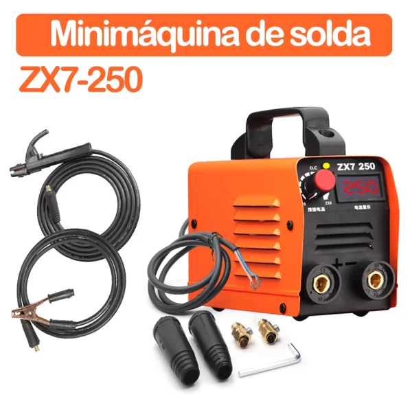 Máquina de soldadura elétrica portátil do arco, inteiramente automático, 250A, pequeno, todo o cobre, agregado familiar, categoria industrial