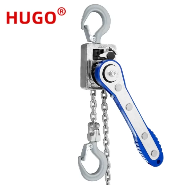 HUGO Lever Block Chain Hoist, Mini Chave De Liga De Alumínio, Talha De Mão Portátil para Elevação, 100kg 150kg