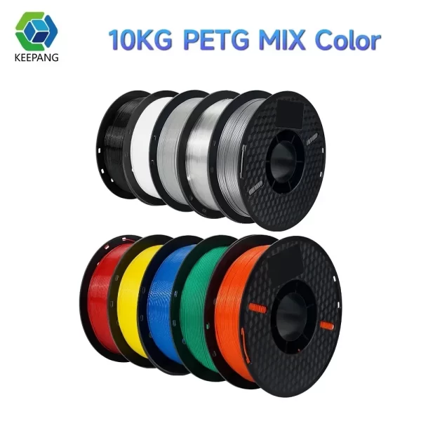10KG/22LBS 1.75mm PETG filamento para impressora 3D Material plástico entupimento livre não-tóxico PETG 3D filamento consumíveis para ender 3