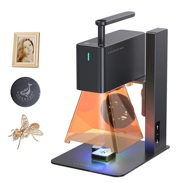 Máquina De Gravura A Laser para Vidro Metal Madeira Pet Tag Óculos De Sol Garrafa Copo De Perfume De Plástico, Laserpecker 2 Laserpecker 4 Máquina De Gravura A Laser